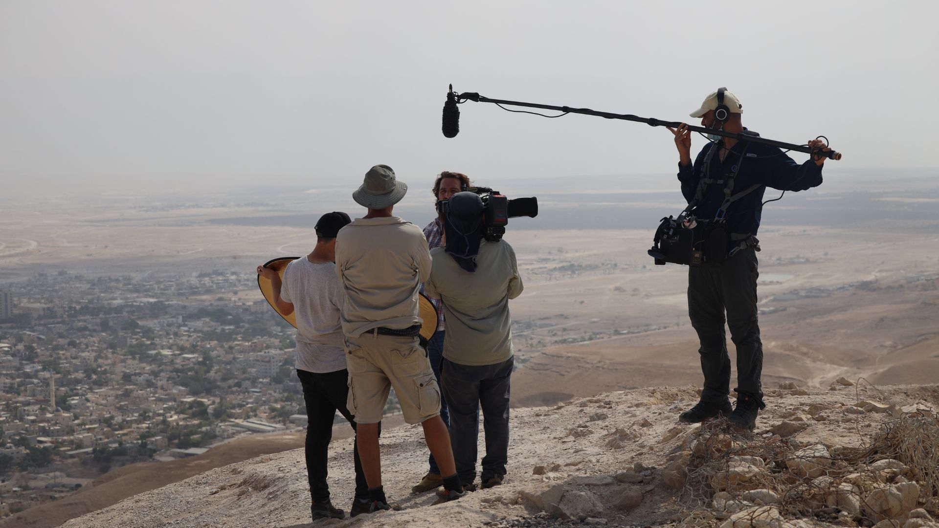 filming a scene for international production remotly